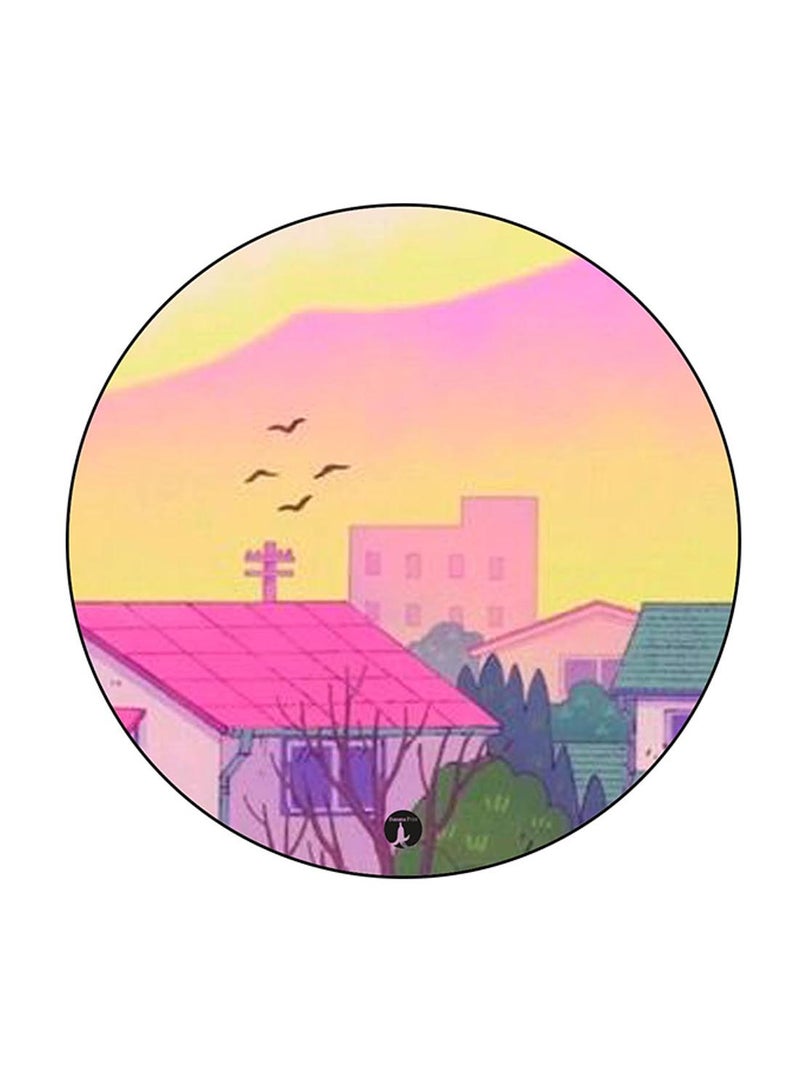 BP Anime Chibi Maruko Chan Printed Round Pin Badge Multicolour - Image 1