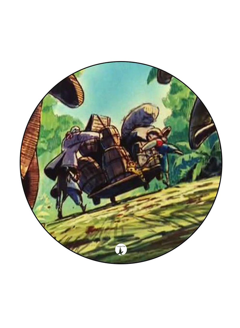 BP Anime Jazeerat Al Kanz Printed Round Pin Badge Multicolour - Image 1