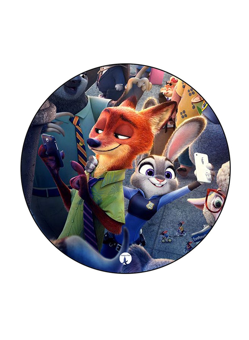 BP Disney Character Printed Round Pin Badge Multicolour - Image 1