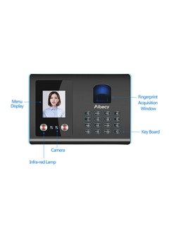 Aibecy Face Fingerprint Password and Voice Broadcast Biometric Function Black/Blue  - Image 3
