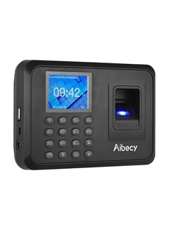 Aibecy Biometric Attendance Machine Black/Blue/White  - Image 1