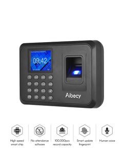 Aibecy Biometric Attendance Machine Black/Blue/White  - Image 3