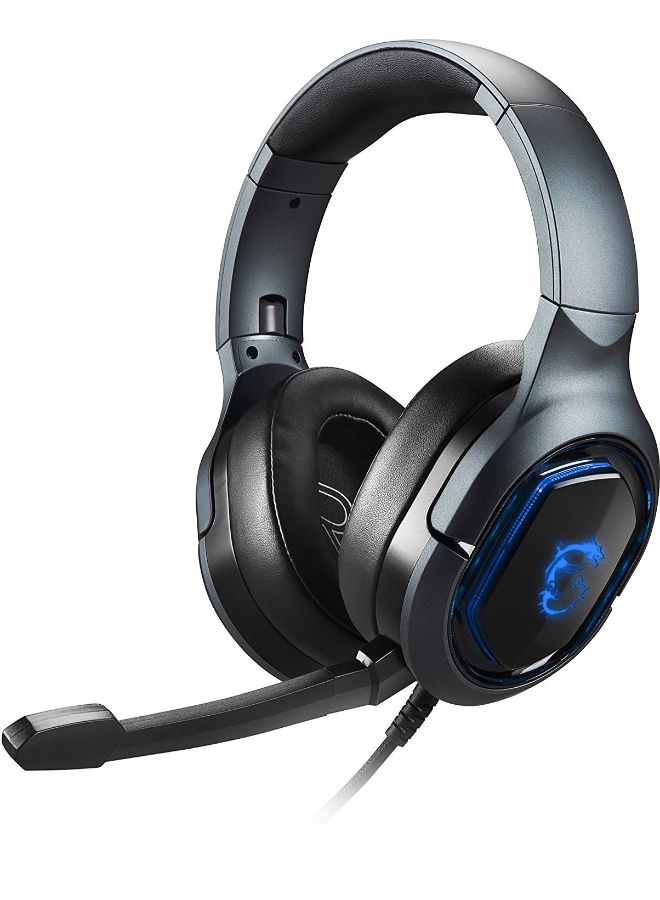 MSI - Immerse GH50 Wired Over-Ear Gaming Headset With Detachable Microphone For PS4/PS5/XOne/XSeries/NSwitch/PC - Image 1