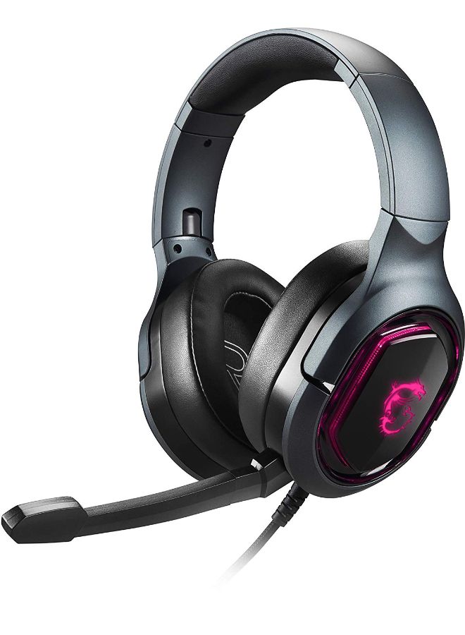 MSI - Immerse GH50 Wired Over-Ear Gaming Headset With Detachable Microphone For PS4/PS5/XOne/XSeries/NSwitch/PC - Image 1