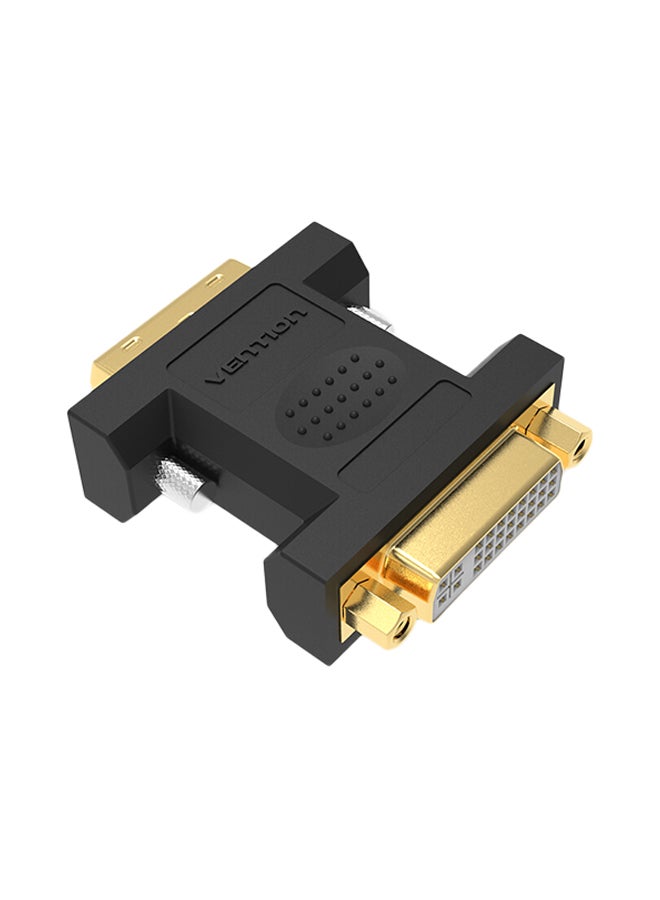 VENTION DVI Male to Female Adapter Black - Image 2