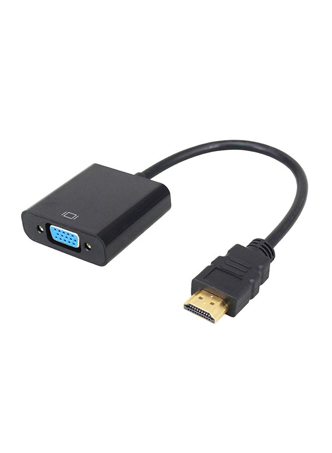 ميومي محول HDMI إلى VGA أسود  - Image 1