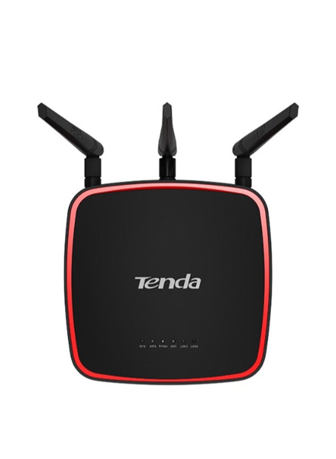 Tenda - AP5 300Mbps Desktop Access Point Black/Red - Image 1