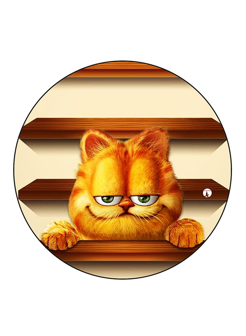 BP Garfield Printed Large Round Pin Badge Multicolour - Image 1