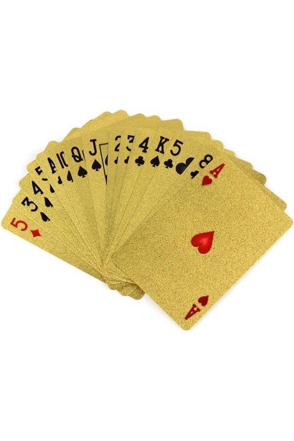 24K Gold Plated Foil Playing Cards 2.25x3.5inch  - Image 5