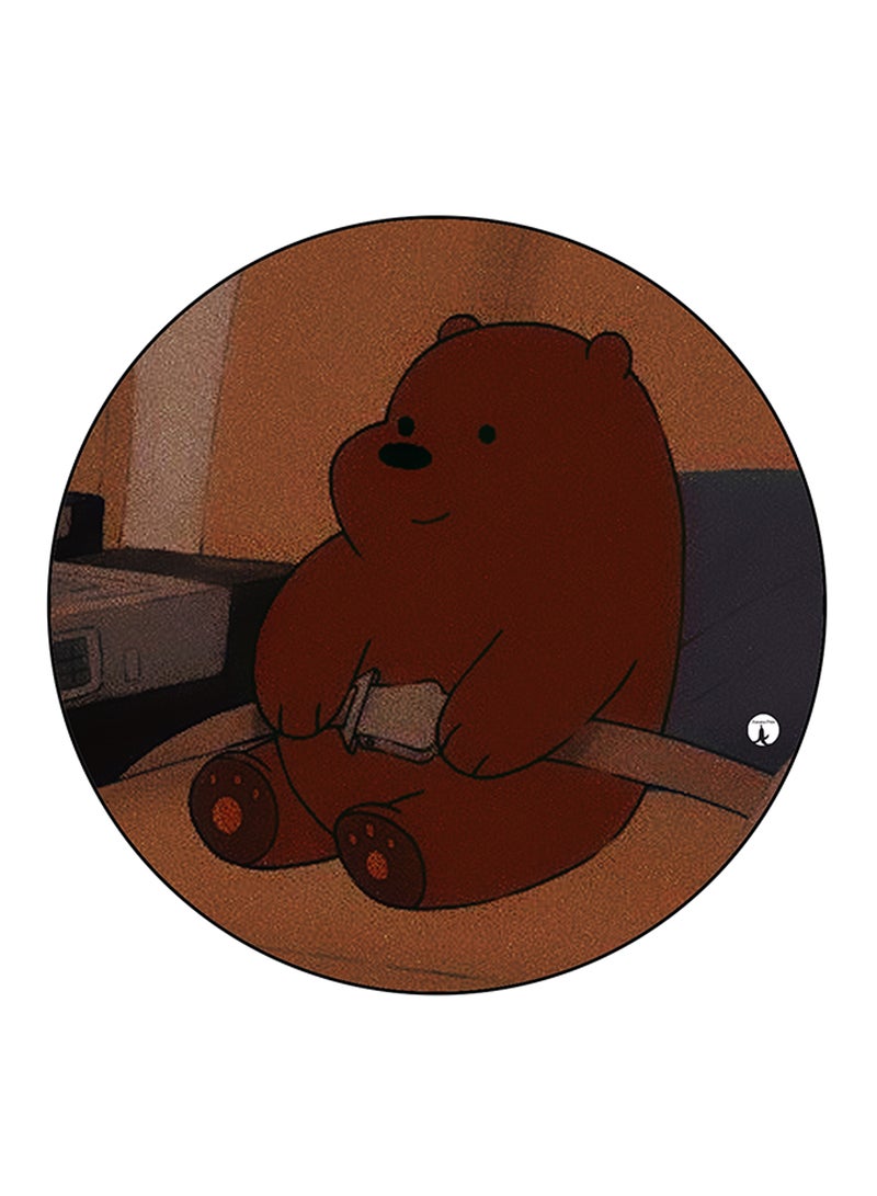 BP We Bare Bears Printed Large Round Pin Badge Multicolour - Image 1