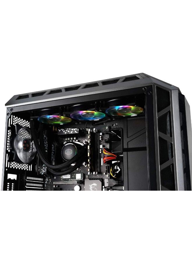 COOLER MASTER - ML360R MasterLiquid Addressable RGB CPU Liquid Cooler Black - Image 1