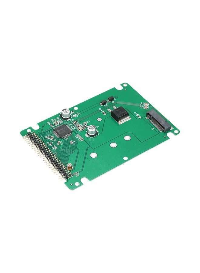 SATA SSD To IDE 44-Pin Converter Adapter With Case White/Green - Image 4