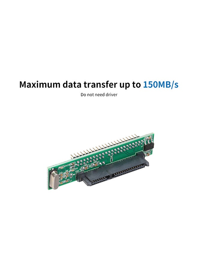 ماركة غير محددة بطاقة محول من SATA إلى IDE تدعم محرك الأقراص الصلبة ATA أو منفذ SSD أخضر  - Image 2
