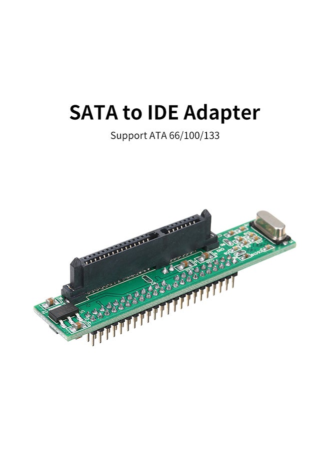 ماركة غير محددة بطاقة محول من SATA إلى IDE تدعم محرك الأقراص الصلبة ATA أو منفذ SSD أخضر  - Image 3