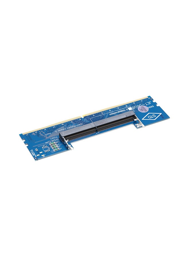 DDR4 LapTop SO-DIMM To Desktop Memory RAM Connector Adapter Blue