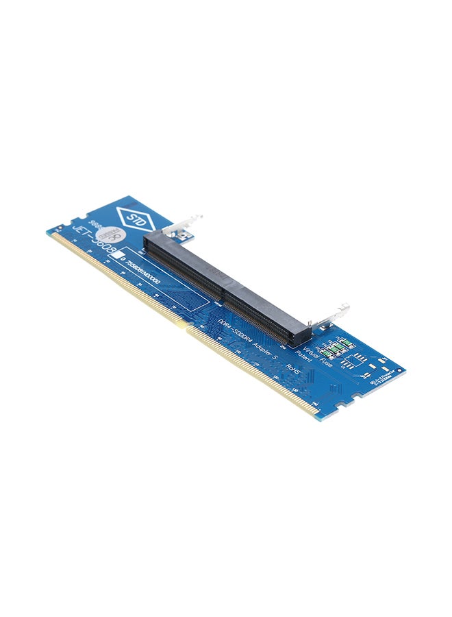 DDR4 LapTop SO-DIMM To Desktop Memory RAM Connector Adapter Blue