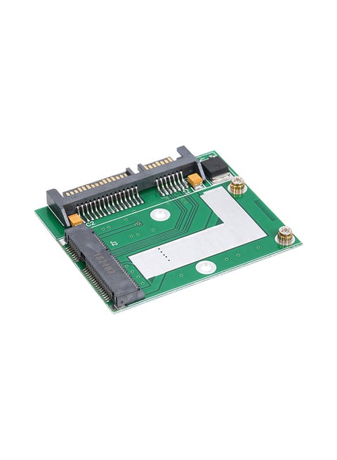 Mini PCI-e SSD To SATA3 Interface Converter Adapter Card Green