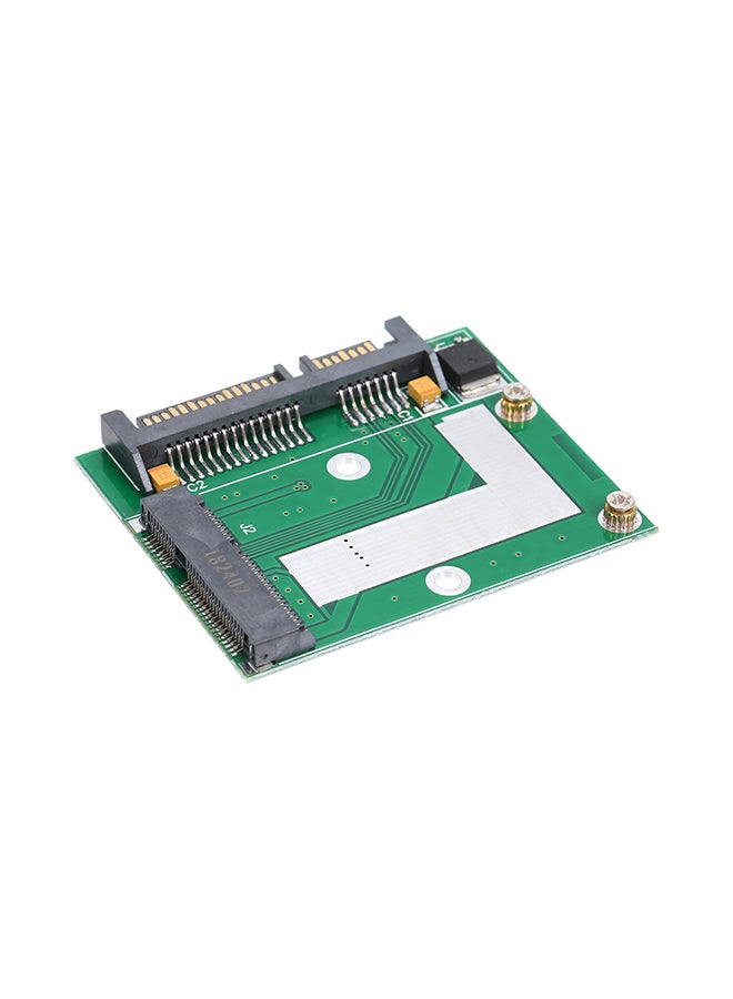 Generic - Mini PCI-e SSD To SATA3 Interface Converter Adapter Card Green - Image 1