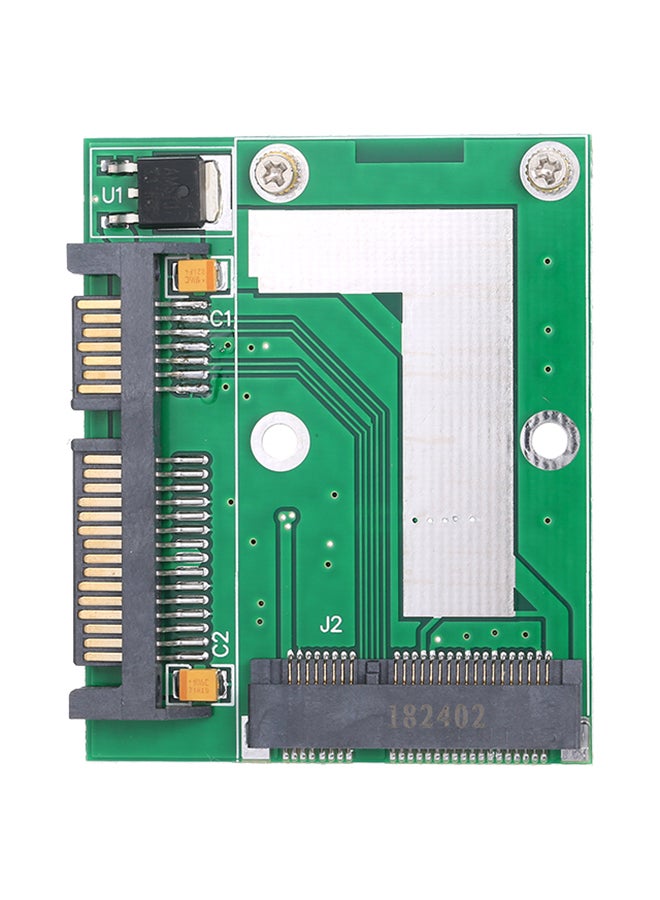 Generic - Mini PCI-e SSD To SATA3 Interface Converter Adapter Card Green - Image 1