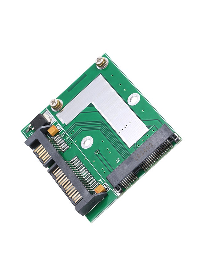 Generic - Mini PCI-e SSD To SATA3 Interface Converter Adapter Card Green - Image 1