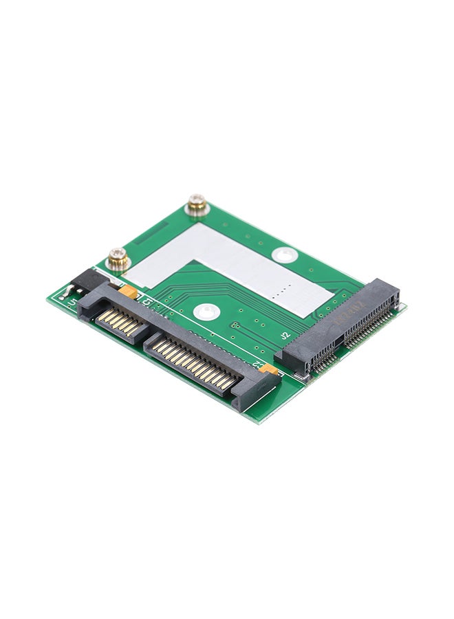 Generic - Mini PCI-e SSD To SATA3 Interface Converter Adapter Card Green - Image 1