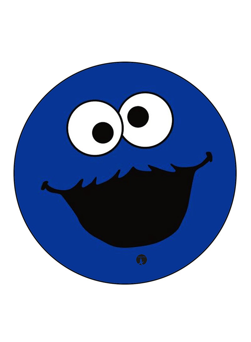 BP Cookie Monster Printed Large Round Pin Badge Multicolour - Image 1