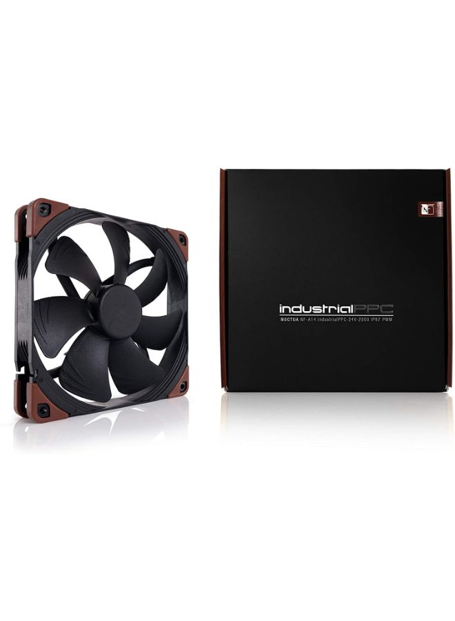 NOCTUA NF-A14 Bearing Computer Case Fan Brown/Black - Image 3