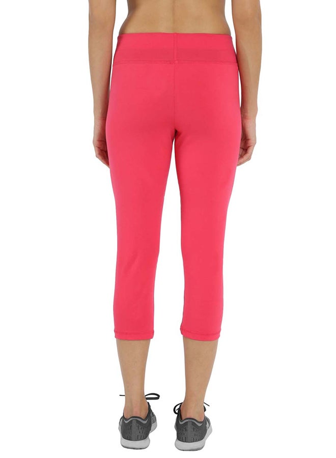 JOCKEY - Marl Knit Sports Capri Ruby - Image 1