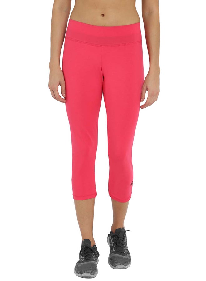 JOCKEY - Marl Knit Sports Capri Ruby - Image 1