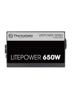 Thermaltake Litepower 650W Power Supply, Non Modular, ATX 2.3 & EPS, Active-PFC, PSU, 12cm, EU/Non, 80PLUS Black  - Image 2