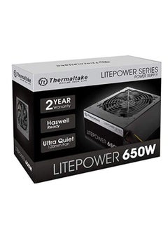 Thermaltake Litepower 650W Power Supply, Non Modular, ATX 2.3 & EPS, Active-PFC, PSU, 12cm, EU/Non, 80PLUS Black  - Image 3