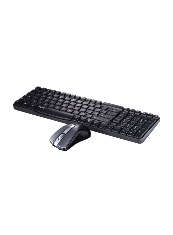Rapoo X1800S Wireless Keyboard And Mouse Black - Image 1