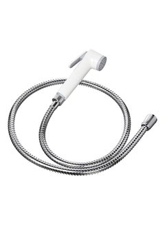 Grohe Toilet Spray Shattaf With Flexible Hose And Holder Chrome/White  - Image 1
