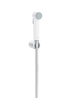 Grohe Toilet Spray Shattaf With Flexible Hose And Holder Chrome/White  - Image 2