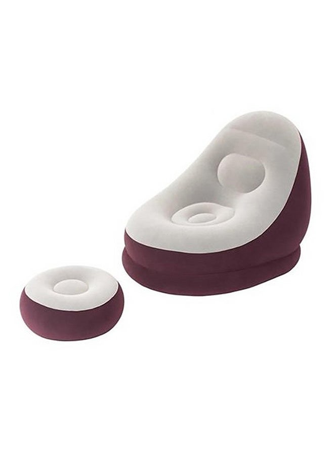 Bestway Comfort Crusier Inflate-a-chair 122x94x81cm  -26-75053 Brown/Grey  - Image 2