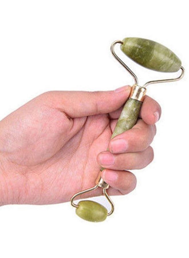 Generic 2-Piece Facial Massage Jade Roller And Face Neck Natural Stone Multicolour - Image 2