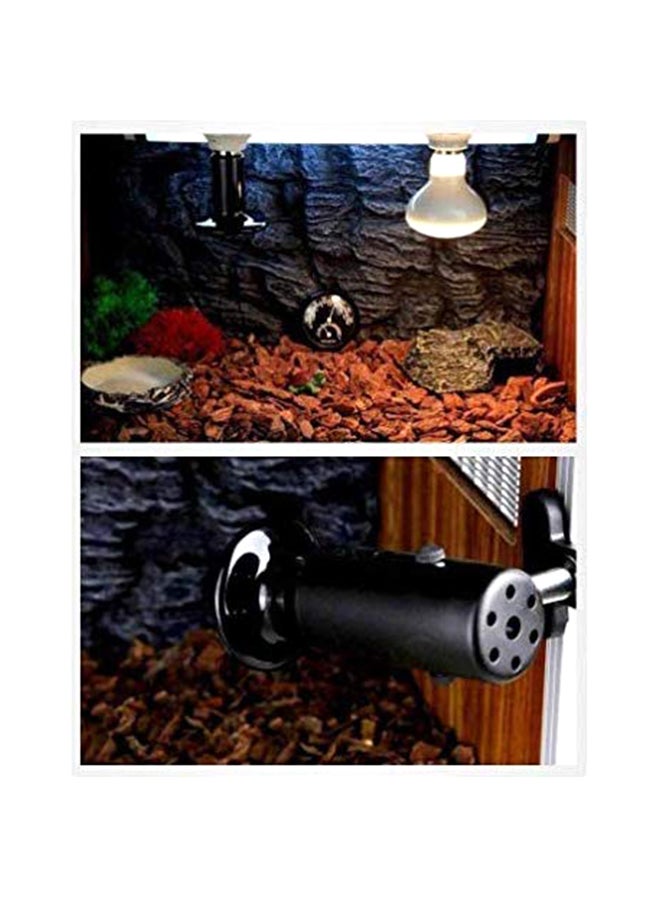 Generic Natural Reptile Heat Lamp Black 4.9 x 3.9 x 3.9inch  - Image 2
