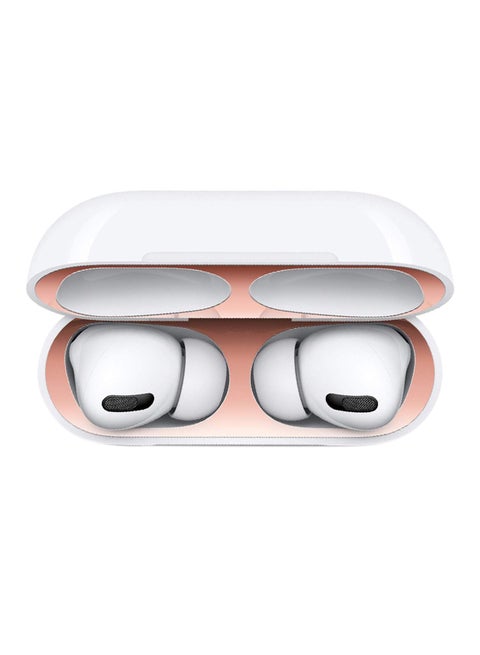 Dust Guard For Apple AirPods Pro White/Pink