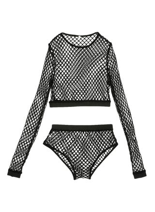 Hollow Out Top Briefs Lingerie Set Black - v1581941070/N21774424V_1