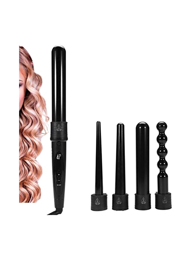 4-in-1 Multifunctional Hair Curling Iron Black - Image 2