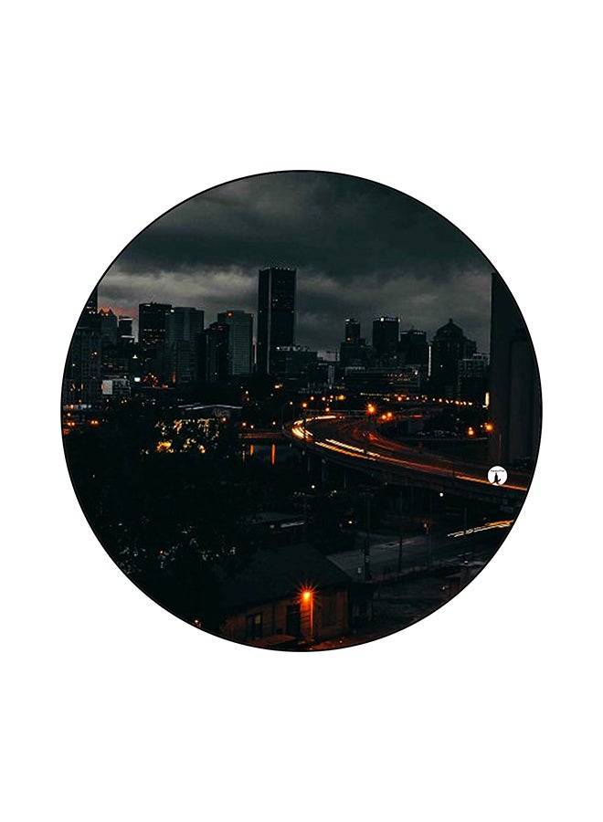 BP A City Printed Mouse Pad Black/Grey/Yellow