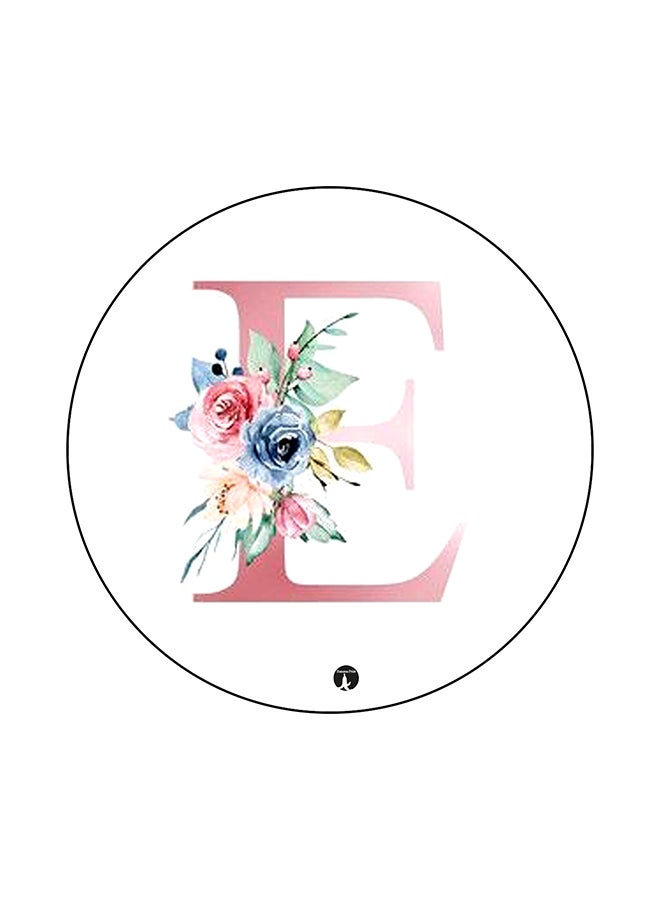 BP The Letter E Printed Mouse Pad Multicolour