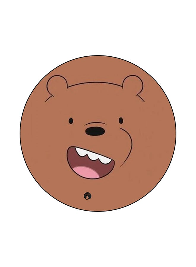 BP We Bare Bears Printed Mouse Pad Brown