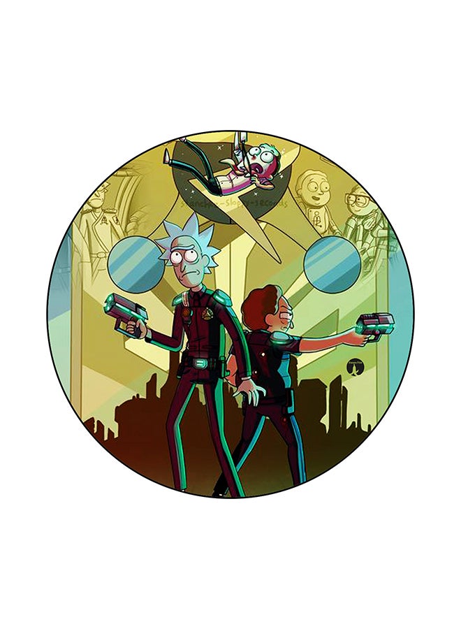 لوح ماوس بطبعة من مسلسل "Rick And Morty" متعدد الألوان