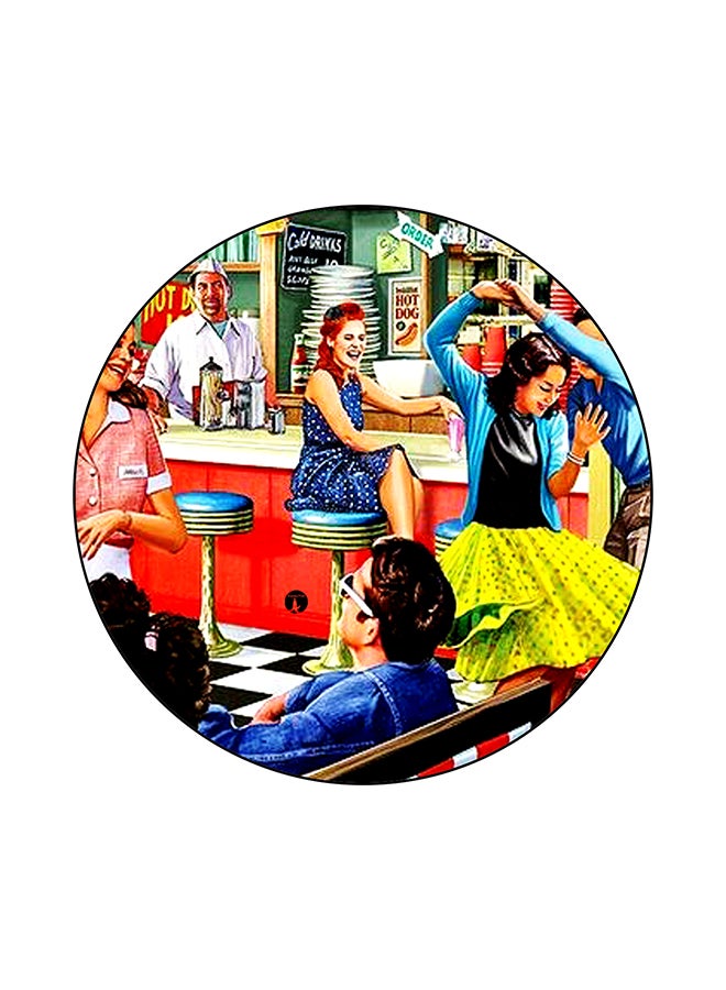 BP Vintage Art Printed Mouse Pad Multicolour