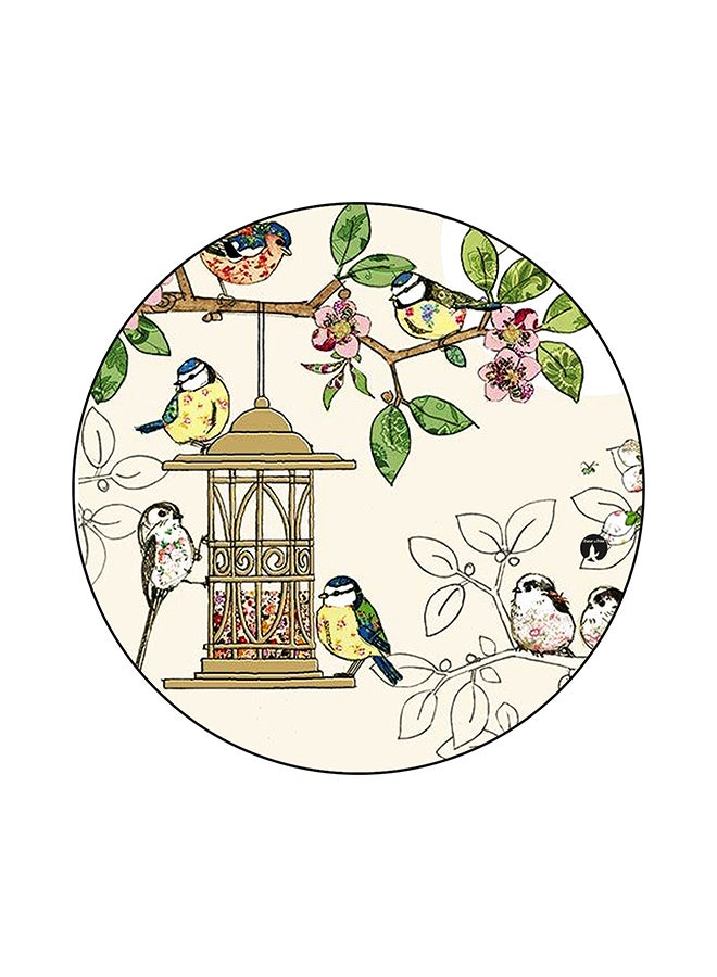 BP Birds Printed Mouse Pad Multicolour