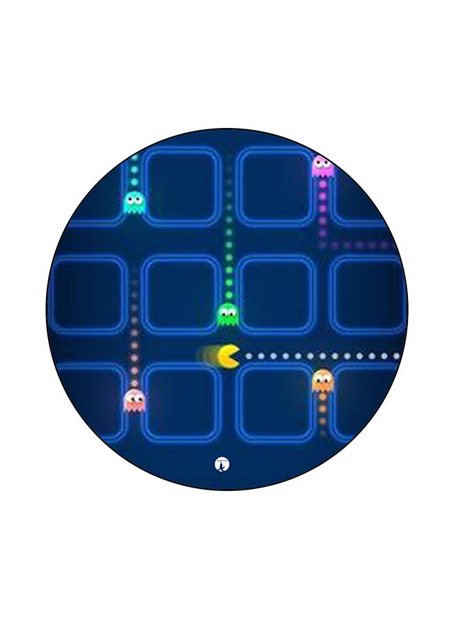 BP The Video Game Pac Man Printed Mouse Pad Blue