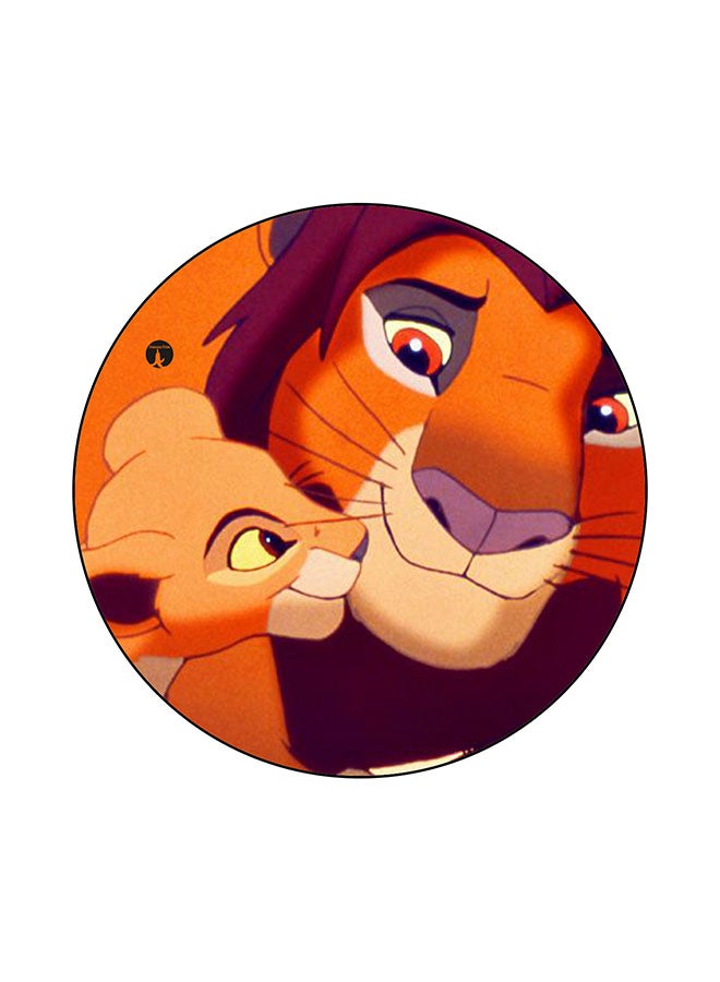 BP The Lion King Printed Mouse Pad Orange/Brown