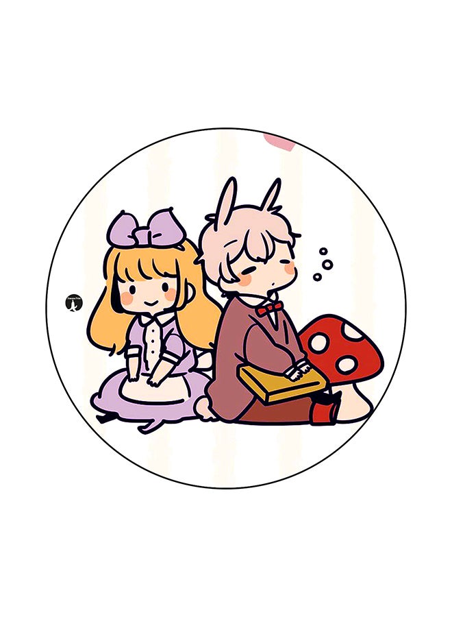 BP A Boy And Girl Printed Mouse Pad Multicolour