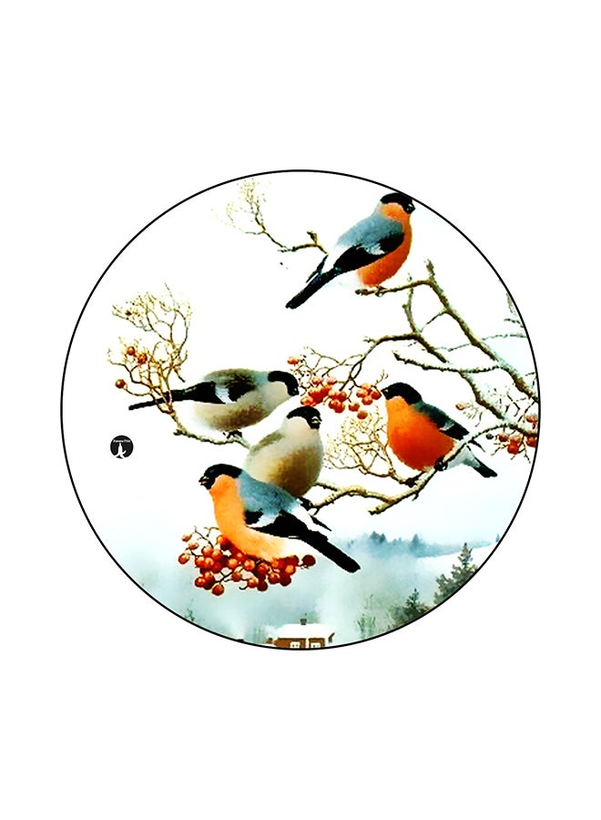 Birds Printed Mouse Pad Multicolour